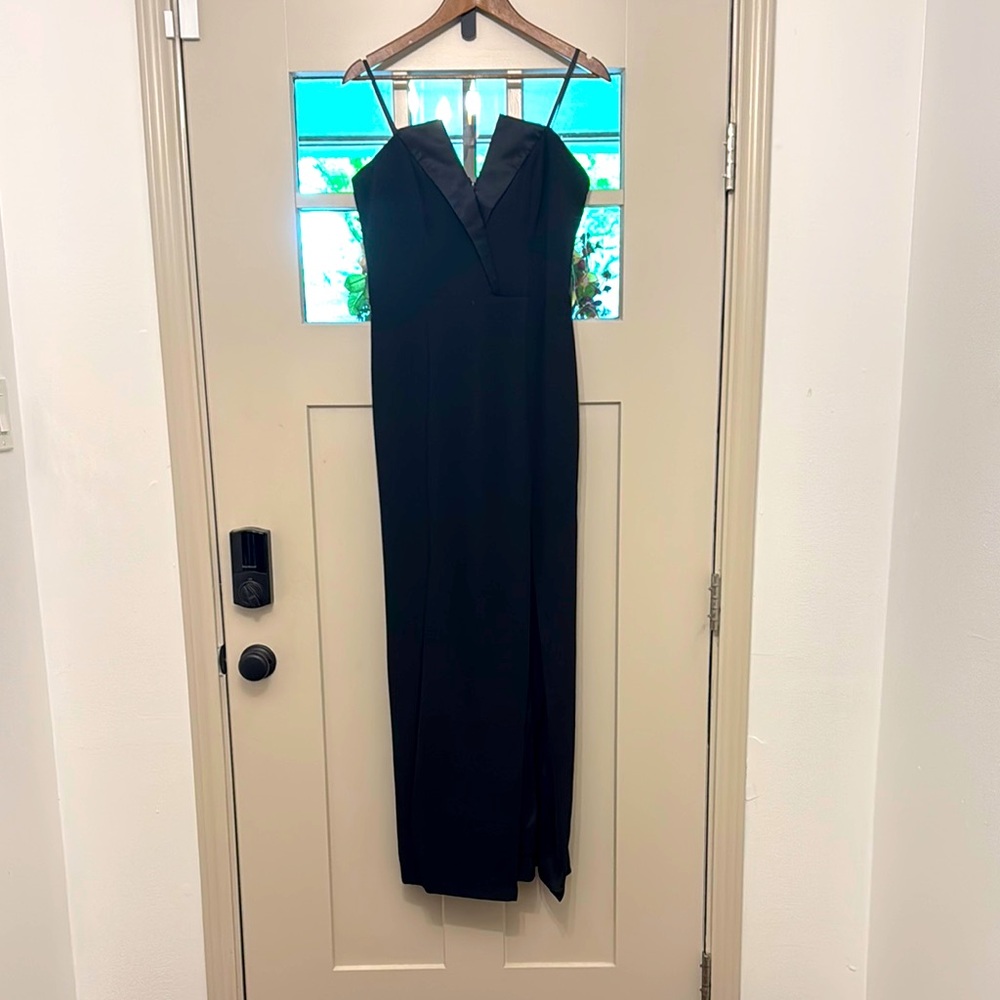 Black Tuxedo Top formal dress